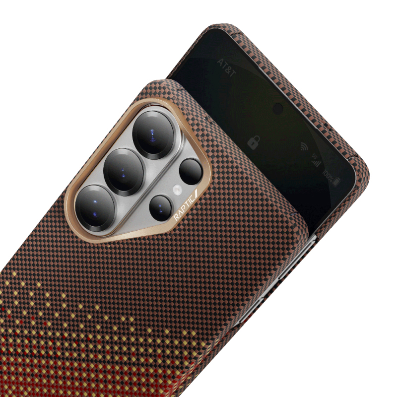 Galaxy S26 Ultra Kılıf M-safe Şarj Özellikli Raptic Aramid Skin Serisi Kapak - 7