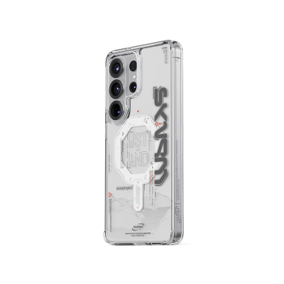 Galaxy S26 Ultra Kılıf M-safe Şarj Özellikli Yazı Desenli Airbag Tasarımlı Skinarma Sonix Kapak - 7