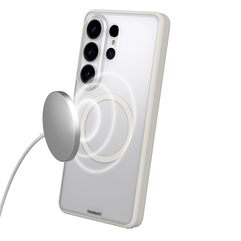 Galaxy S26 Ultra Kılıf M-safe Şarj Özellikli Youngkit Clear Serisi Kapak - 9