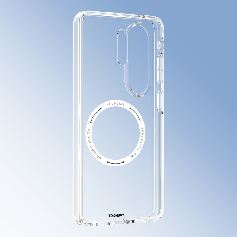 Galaxy S26 Ultra Kılıf M-safe Şarj Özellikli Youngkit Clear Serisi Kapak - 11