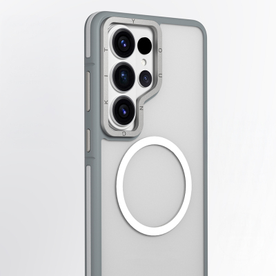 Galaxy S26 Ultra Kılıf M-safe Şarj Özellikli Youngkit Rock Sand Serisi Kapak - 5