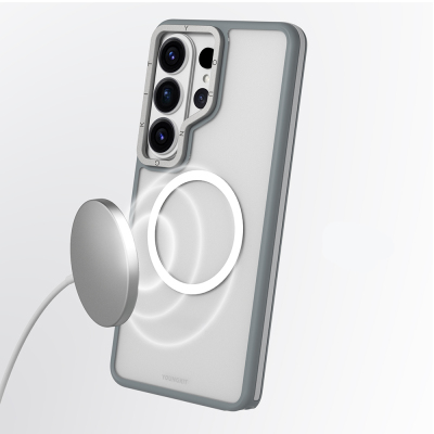 Galaxy S26 Ultra Kılıf M-safe Şarj Özellikli Youngkit Rock Sand Serisi Kapak - 6