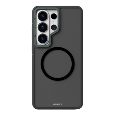 Galaxy S26 Ultra Kılıf M-safe Şarj Özellikli Youngkit Rock Sand Serisi Kapak - 3