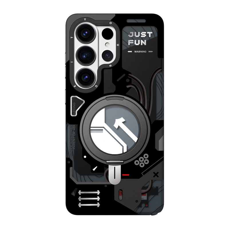 Galaxy S26 Ultra Kılıf M-safe Şarj Özellikli Youngkit Starship Serisi Kapak - 1