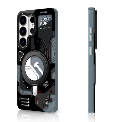 Galaxy S26 Ultra Kılıf M-safe Şarj Özellikli Youngkit Starship Serisi Kapak - 7