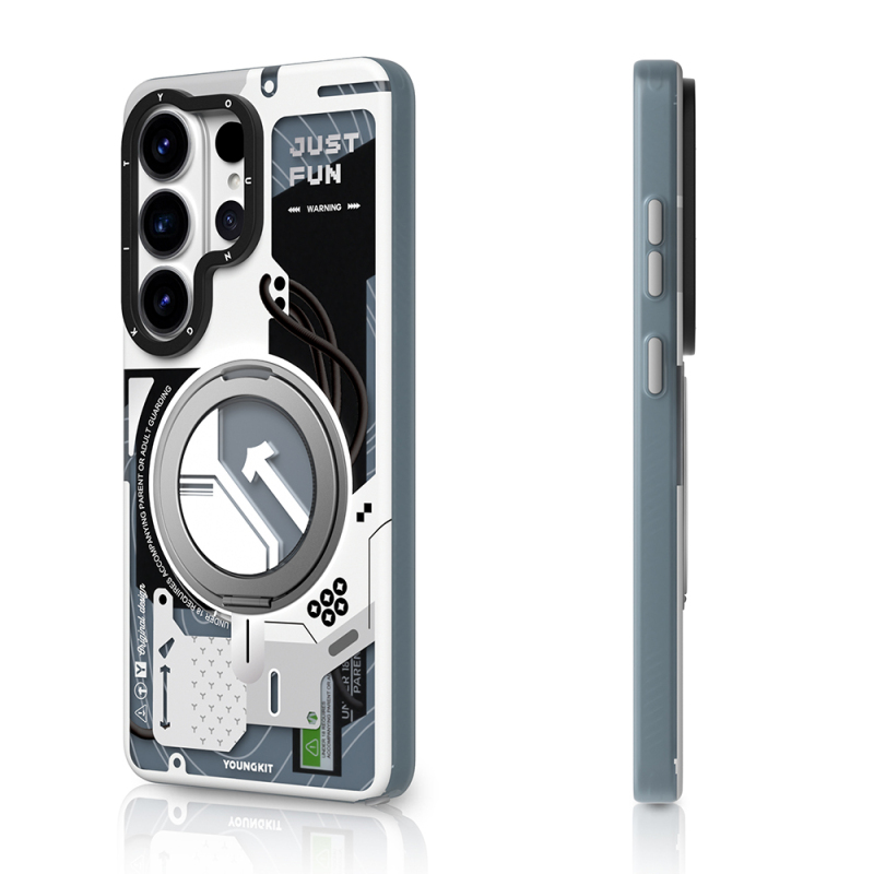 Galaxy S26 Ultra Kılıf M-safe Şarj Özellikli Youngkit Starship Serisi Kapak - 8