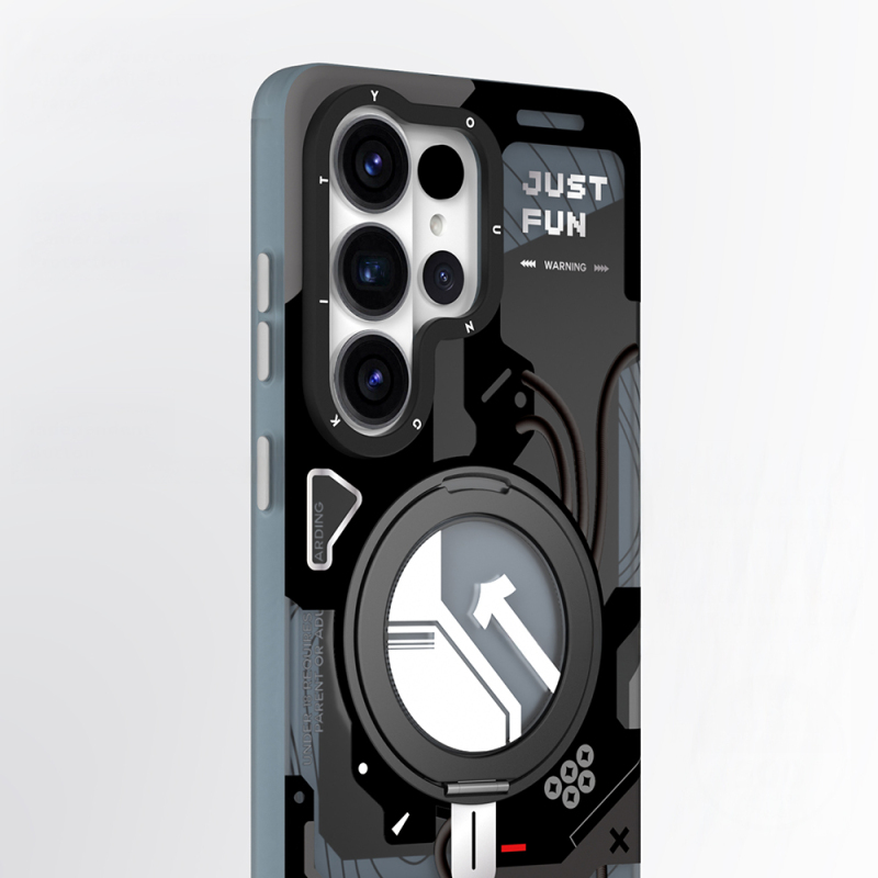 Galaxy S26 Ultra Kılıf M-safe Şarj Özellikli Youngkit Starship Serisi Kapak - 10