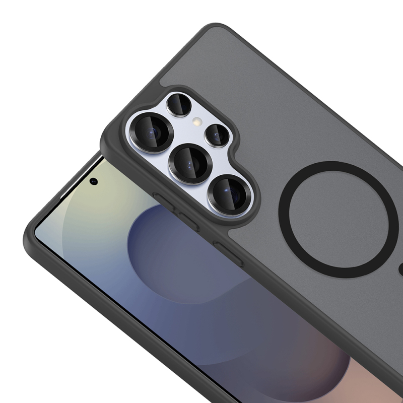 Galaxy S26 Ultra Kılıf M-safe Şarj Özellikli Zore Babet Kapak - 10