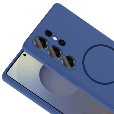 Galaxy S26 Ultra Kılıf M-safe Şarj Özellikli Zore Meta Kapak - 11