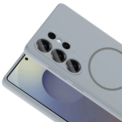 Galaxy S26 Ultra Kılıf M-safe Şarj Özellikli Zore Meta Kapak - 13