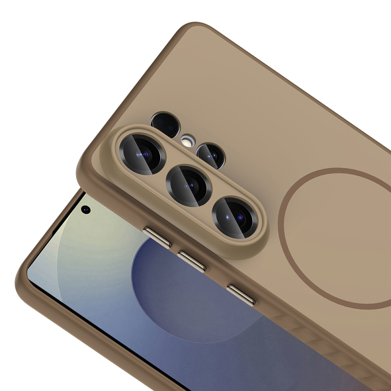 Galaxy S26 Ultra Kılıf M-safe Şarj Özellikli Zore Tea Kapak - 10