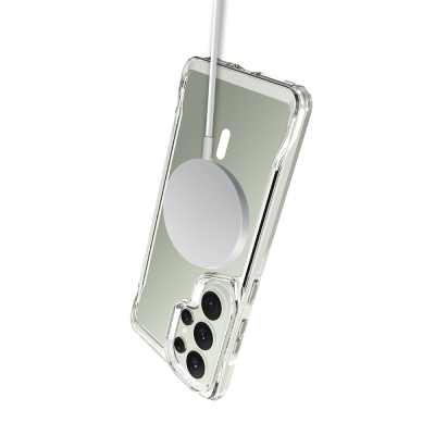 Galaxy S26 Ultra Kılıf Zore M-safe Şarj Özellikli T-Max M-safe Kapak - 8