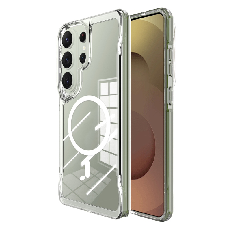 Galaxy S26 Ultra Kılıf Zore M-safe Şarj Özellikli T-Max M-safe Kapak - 9