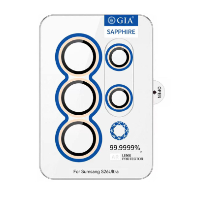 Galaxy S26 Ultra Mohseven Sapphire One by One Aluminum Sapphire Camera Lens Protector - 6