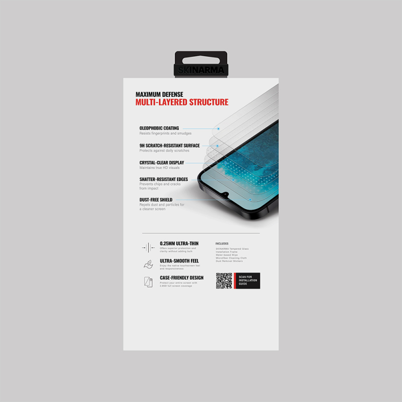 Galaxy S26 Ultra Skinarma 0.25mm Oleofobik Privacy Cam Ekran Koruyucu - 4