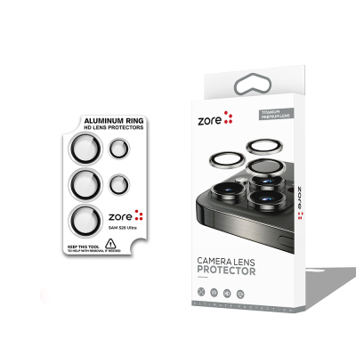 Galaxy S26 Ultra Zore CL-12 Premium Safir Parmak İzi Bırakmayan Anti-Reflective Kamera Lens Koruyucu - 3