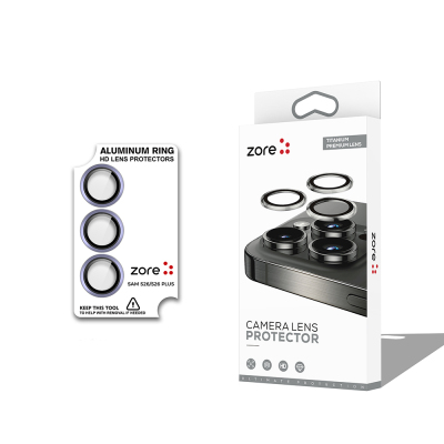 Galaxy S26 Zore CL-12 Premium Safir Parmak İzi Bırakmayan Anti-Reflective Kamera Lens Koruyucu - 1