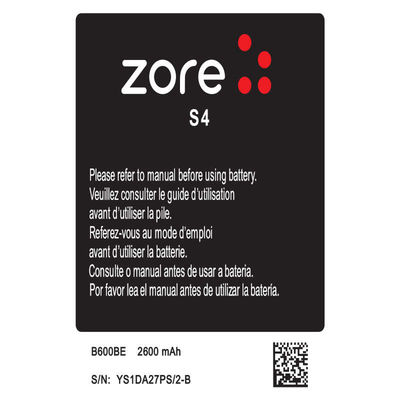 Galaxy S4 Zore 2600 Mah A Quality Compatible Battery - 1
