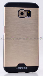 Galaxy S6 Kılıf Zore Metal Motomo Kapak - 6