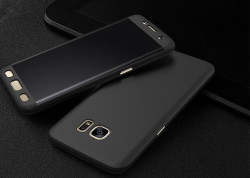 Galaxy S7 Edge Kılıf Voero 360 Çift Parçalı Kılıf - 5