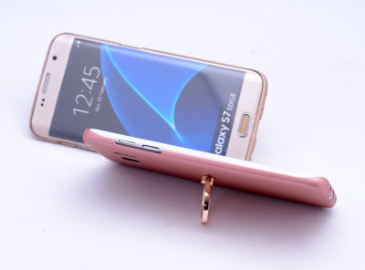 Galaxy S7 Edge Kılıf Zore Yüzüklü Rubber Kapak - 3