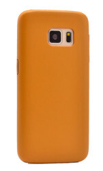 Galaxy S7 Edge Kılıf Zore 1-1 Deri Soft Kapak - 11