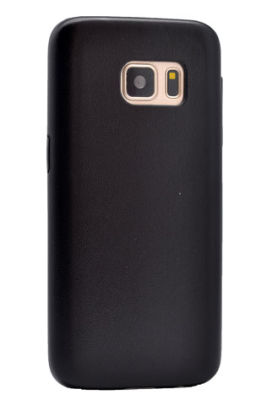 Galaxy S7 Edge Kılıf Zore 1-1 Deri Soft Kapak - 6