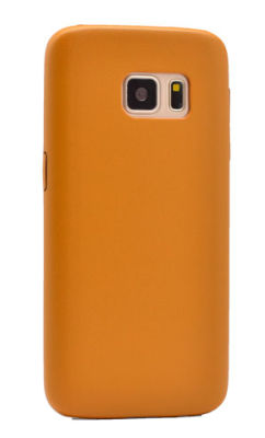 Galaxy S7 Edge Kılıf Zore 1-1 Deri Soft Kapak - 7