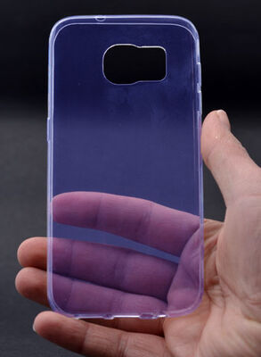 Galaxy S7 Edge Kılıf Zore Ultra İnce Silikon Kapak 0.2 mm - 4