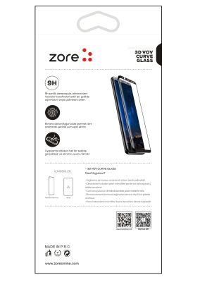 Galaxy S8 Zore 3D Vov Curve Glass Ekran Koruyucu - 2