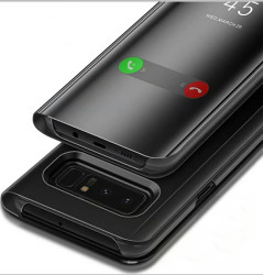 Galaxy S8 Kılıf Zore Clear View Flip Cover - 9