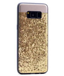 Galaxy S8 Kılıf Zore Metal Simli Kapak - 1