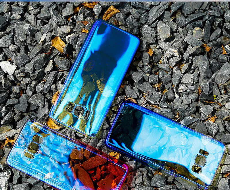 Galaxy S8 Kılıf Zore Renkli Transparan Kapak - 3
