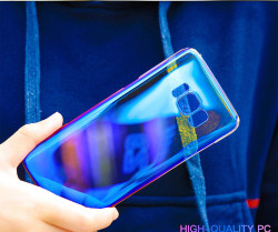 Galaxy S8 Kılıf Zore Renkli Transparan Kapak - 5