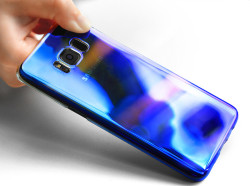Galaxy S8 Kılıf Zore Renkli Transparan Kapak - 6