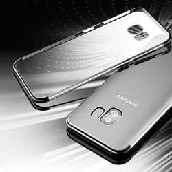 Galaxy S9 Kılıf Zore Dört Köşeli Lazer Silikon Kapak - 9