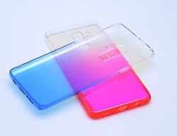 Galaxy S9 Plus Kılıf Zore Renkli Transparan Kapak - 6