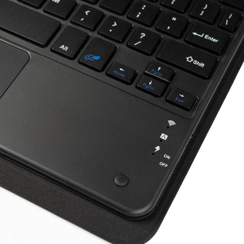 Galaxy Tab A 8.0 (2019) Zore Border Keyboard Bluetooh Bağlantılı Standlı Klavyeli Tablet Kılıfı