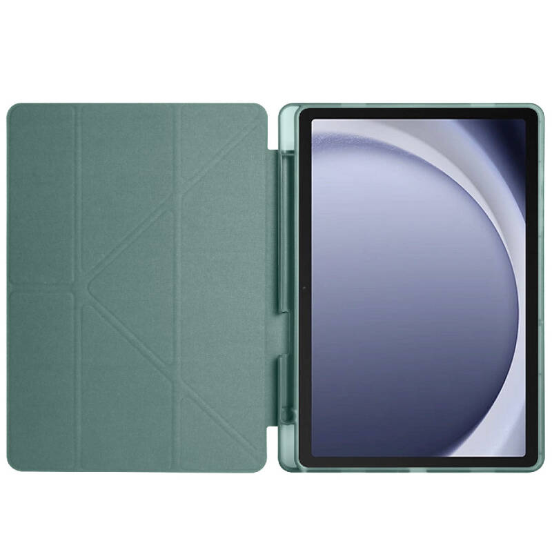 Galaxy Tab A11 Case – Zore Tri-Fold Stand Case with Pen Slot - 14