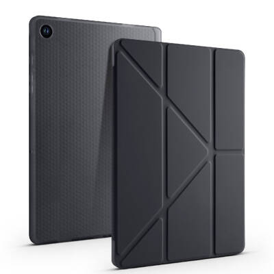 Galaxy Tab A11 Case – Zore Tri-Fold Stand Case with Pen Slot - 23