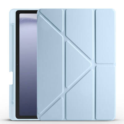 Galaxy Tab A11 Case – Zore Tri-Fold Stand Case with Pen Slot - 25