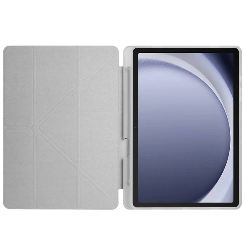 Galaxy Tab A11 Case – Zore Tri-Fold Stand Case with Pen Slot - 44