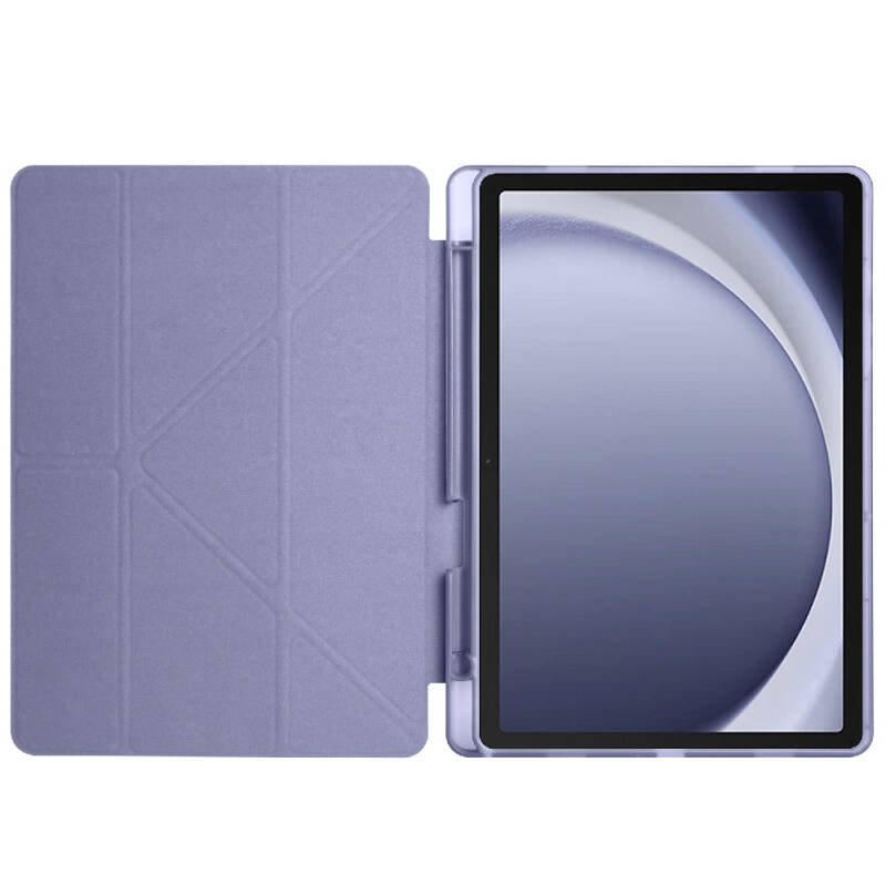 Galaxy Tab A11 Case – Zore Tri-Fold Stand Case with Pen Slot - 59