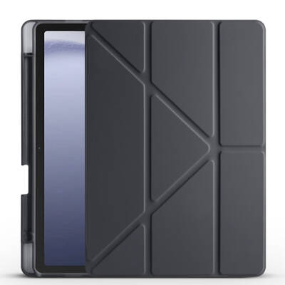 Galaxy Tab A11 Kılıf Zore Tri Folding Kalem Bölmeli Standlı Kılıf - 24