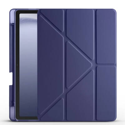 Galaxy Tab A11 Kılıf Zore Tri Folding Kalem Bölmeli Standlı Kılıf - 26