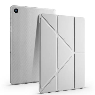 Galaxy Tab A11 Kılıf Zore Tri Folding Kalem Bölmeli Standlı Kılıf - 42