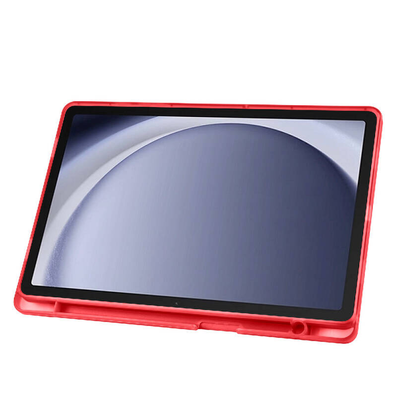 Galaxy Tab A11 Kılıf Zore Tri Folding Kalem Bölmeli Standlı Kılıf - 49