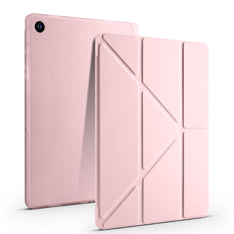 Galaxy Tab A11 Kılıf Zore Tri Folding Kalem Bölmeli Standlı Kılıf - 32