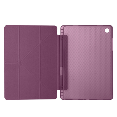 Galaxy Tab A11 Kılıf Zore Tri Folding Kalem Bölmeli Standlı Kılıf - 4