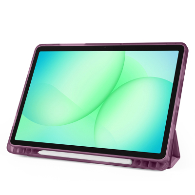 Galaxy Tab A11 Kılıf Zore Tri Folding Kalem Bölmeli Standlı Kılıf - 9